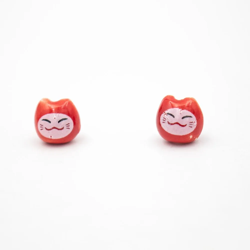 20 шт красные кошки амулеты ювелирные изделия в поисках поставок для 1 мм D-5-3-105-A |