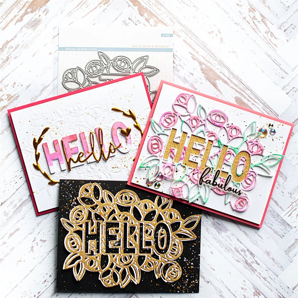 Здравствуйте с букетом штампы для свадьбы металлические резные скрапбукинг