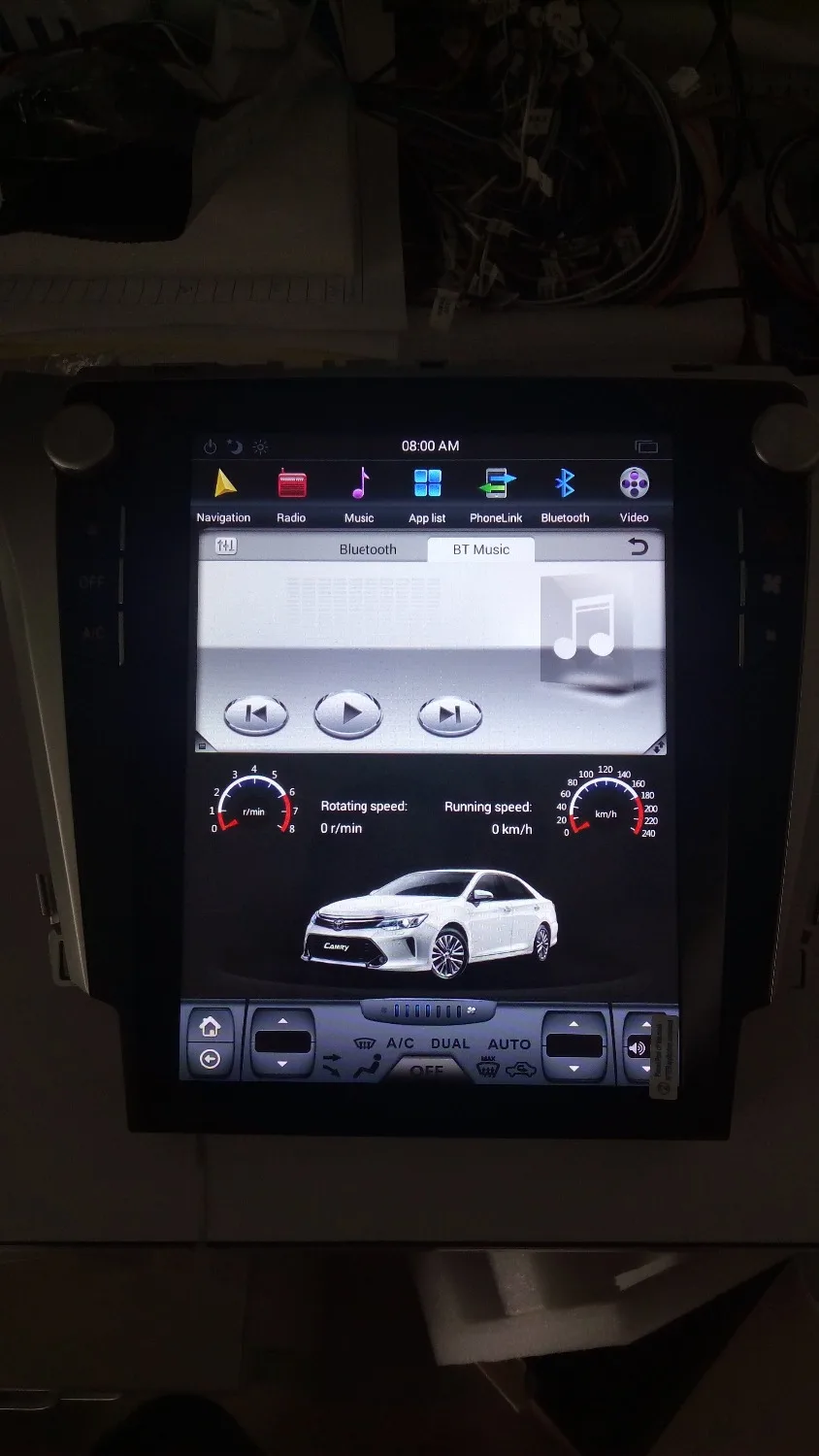 10 4 дюймовый Tesla вертикальный для Toyota Camry 2012-2016 экран Android 6 0 четырехъядерный