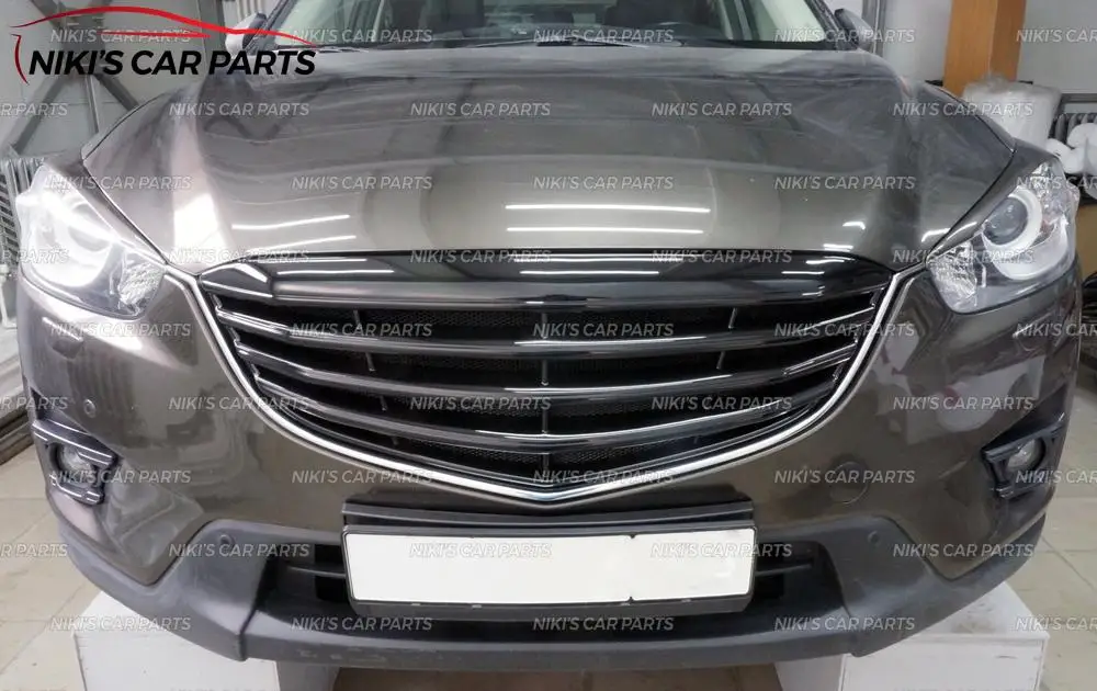 Чехол на решетку радиатора для Mazda CX5 2011- без щита ABS пластиковый комплект кузова аэродинамическое украшение автомобиля спортивный Стайлинг тюнинг