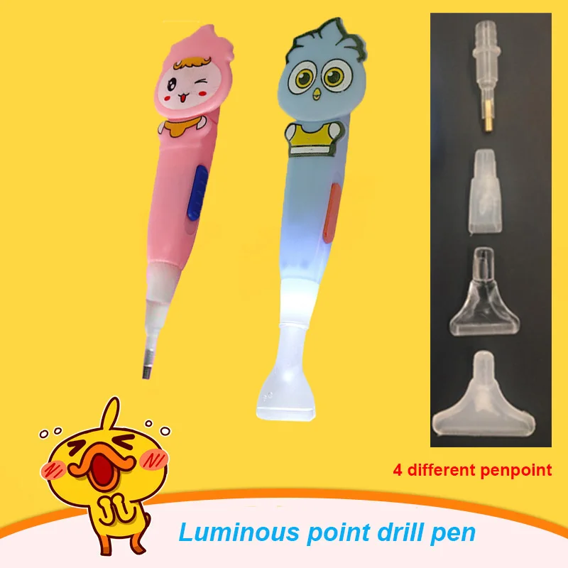 5D DIY алмазная живопись вышивка крестиком инструмент 4 разных Penpoint светящаяся