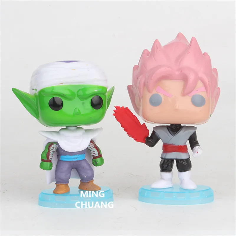6 шт./компл. Dragon Ball Z Beak Frieza Vegeta Blue Son Goku пластиковая фигурка Коллекционная модель