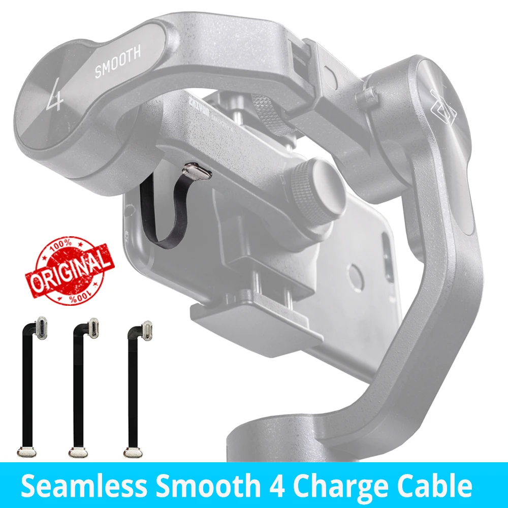 75 мм бесшовный гладкий 4 зарядный кабель lightning type-C кабель Micro USB для samsung iphone 7 8 x HUAWEI Zhiyun Smooth 4
