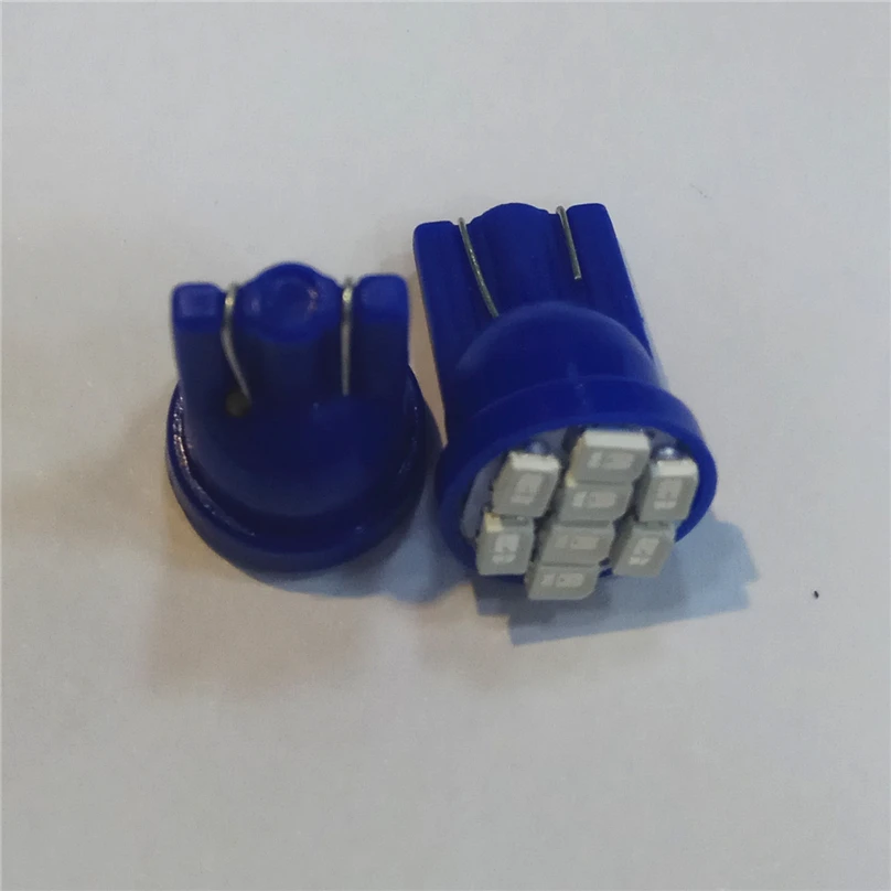 Car Flashing Promotion Led T10 8 smd 1206 8leds 8SMD signal LED Light 194 168 192 W5W 3020 12v blue Wedge Lighting DC lamp | Автомобили и