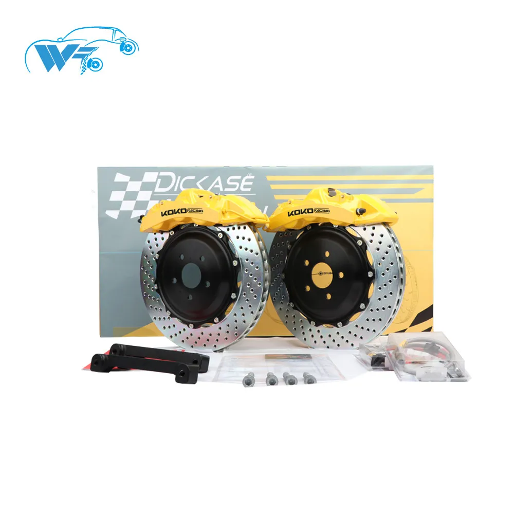 

KOKO RACING upgrade brake system GT6 yellow caliper 380*32mm durable brake disc for Toyota land cruiser new model 2018