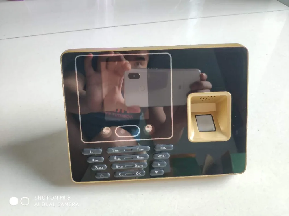 Facial Recognition Terminal Face PASSWORD Employee Time Attendance Clock Check in Out Detection Biometric Tracking | Безопасность и