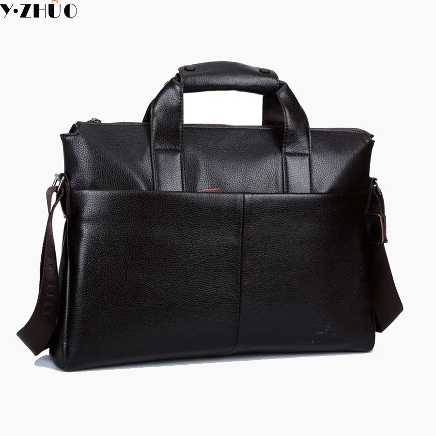 Мужские кожаные портфели из натуральной кожи сумочки tote деловые мужские