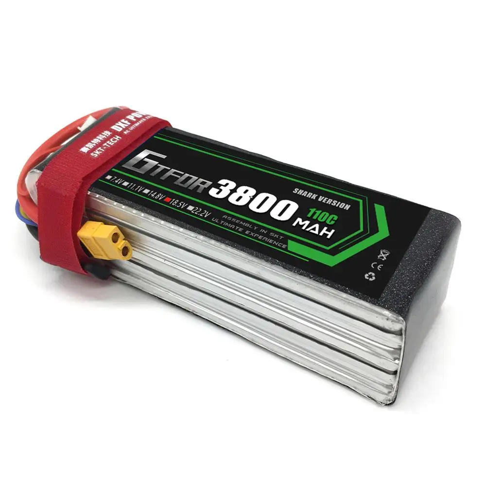 GTFDR аккумулятор Lipo 5S 18 5 в 3800 мАч 110C 220C для радиоуправляемой машины квадрокоптера