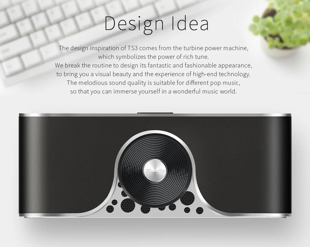 Bluedio TS3 Bluetooth динамик поддержка SD карты звуковая система Саундбар 3D стерео музыкальный динамик s