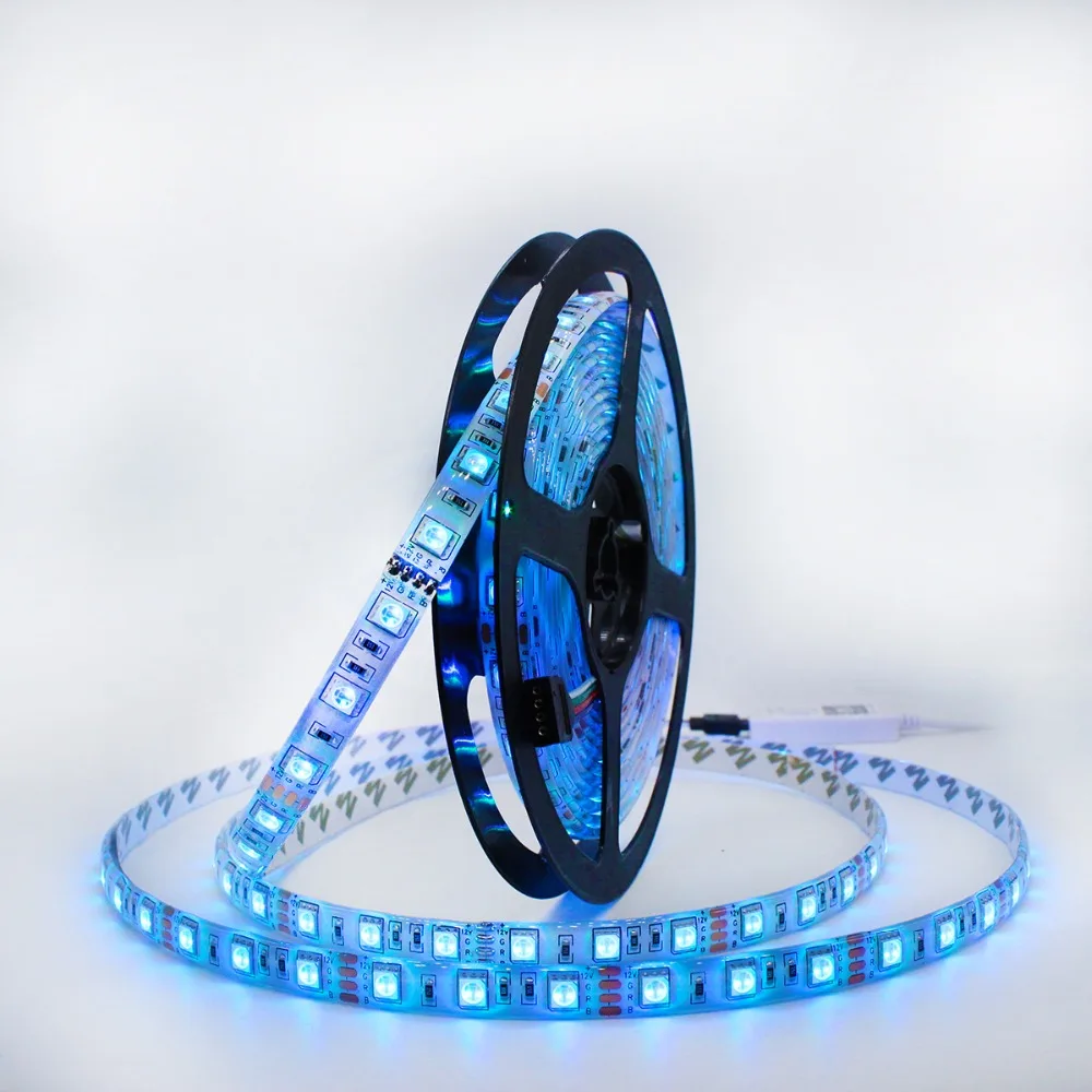 SMD 5050 Светодиодные ленты 5 м 60 светодиодов/M AC/DC 12V гибкая лента светодиодная