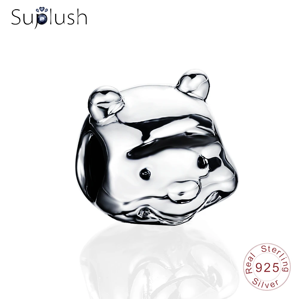 Suplush коробка винни пух Шарм в античном стиле серебряные бусины 925 пробы подходит