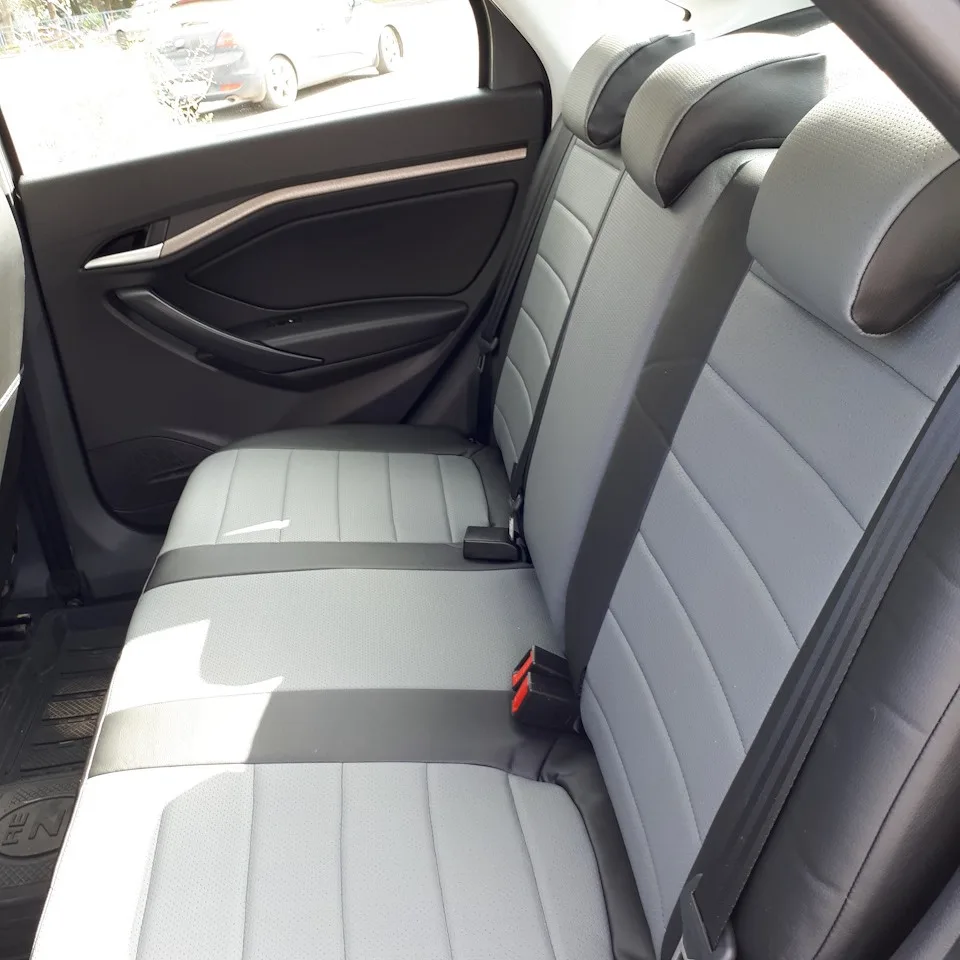 Для Lada Vesta 2015 2020 Комплект модельных авточехлов из экокожи полный комплект