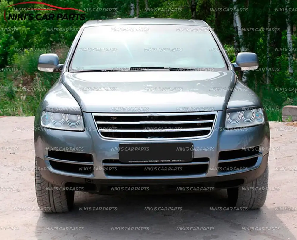 Чехол для бровей на фары Volkswagen Touareg 2002-2007 из АБС-пластика реснички литье ресниц