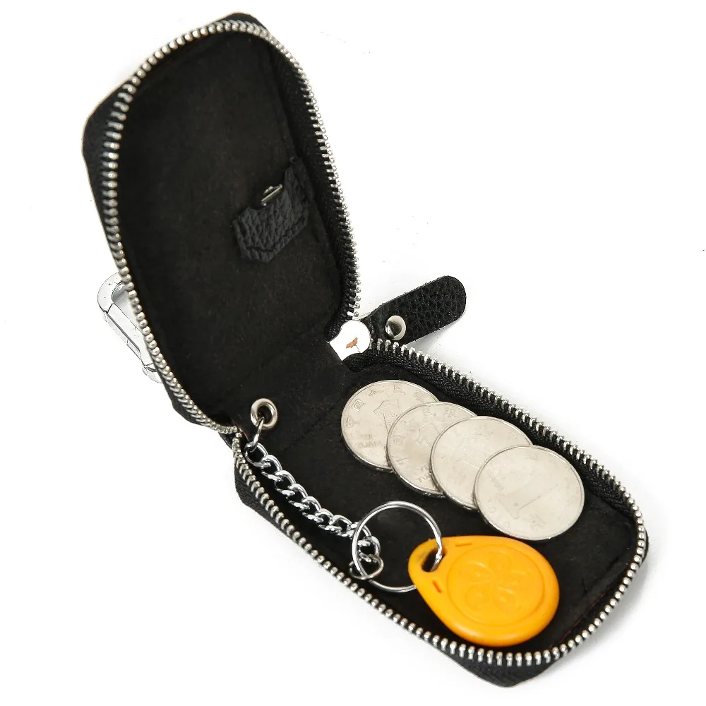 Мужской бумажник для ключей Modoker из натуральной кожи с GPS трекером Bluetooth