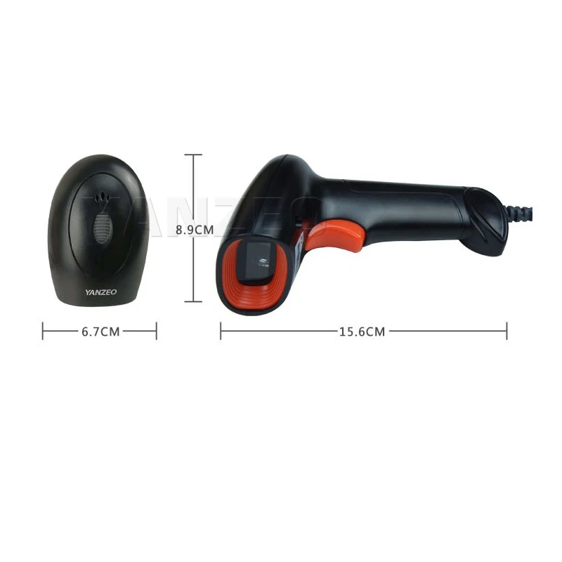 Yanzeo L1010 C2010 беспроводной портативный PDF417 1D/QR сканер штрих кода для POS системы