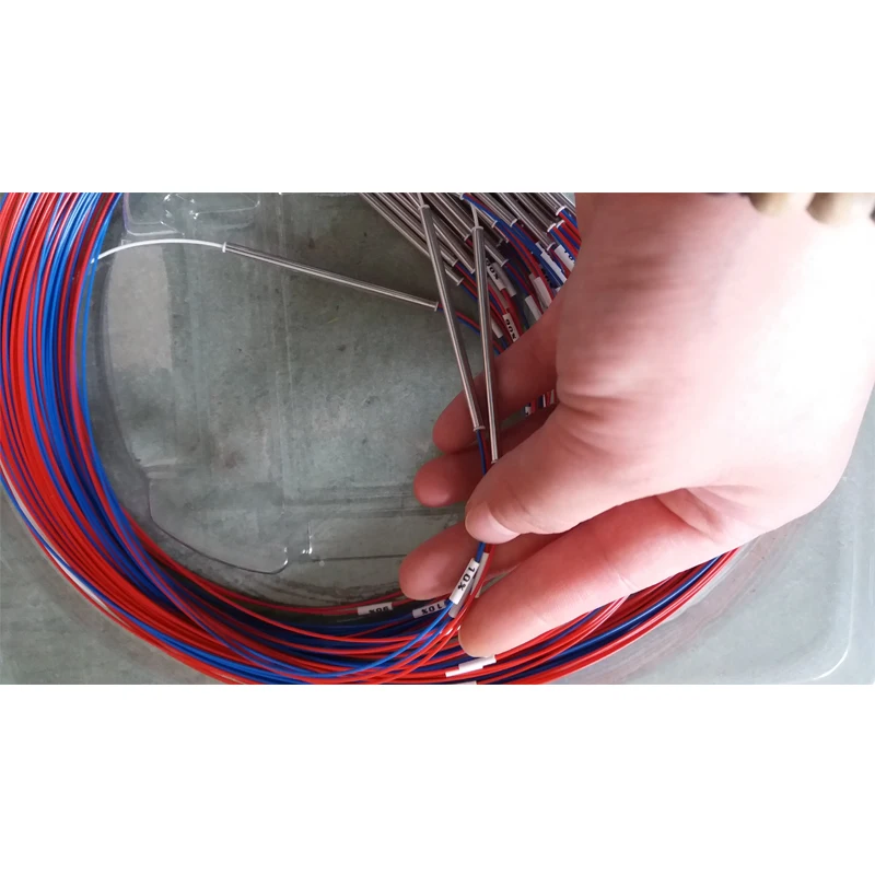 10 шт. 1X2 стальная трубка FBT сплиттер 5:95 0 9 мм FTTH волоконно оптический