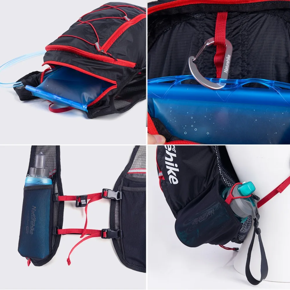 Naturehike 15L Ультралегкая Сумка для бега на открытом воздухе рюкзаки светоотражающие