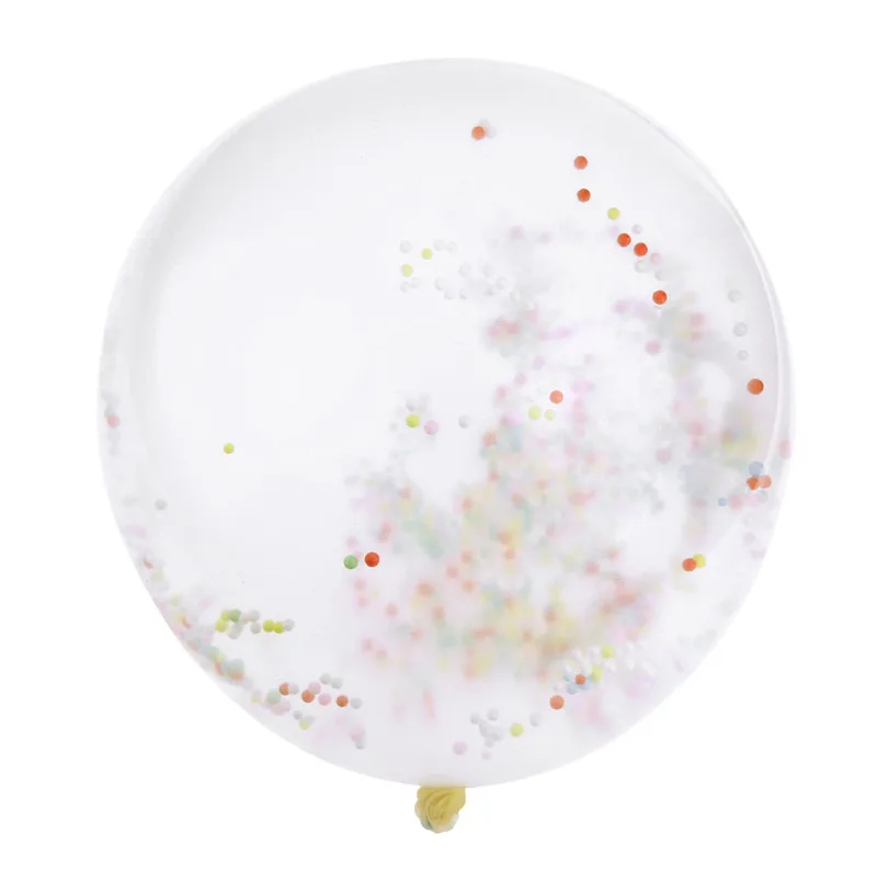 1pc 12inch Конфетти шары латексные шары трубки держатель воздушных шаров для вечерние украшения свадьбы Дети День рождения шары Декор - Цвет: 1pc 12inch