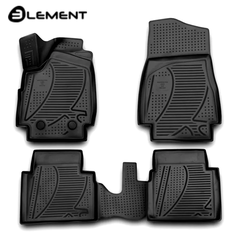 Для Лада Нива 2121 4x4 3 двери Коврики 3D в салон 4 шт./компл. полиуретан Element F320250E1|3d floor