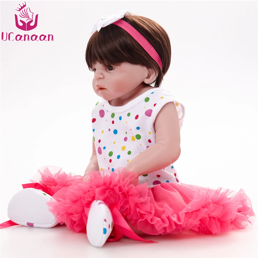 UCanaan/55 см Baby Alive Куклы новорожденных Reborn Doll Дети игрушечные лошадки силиконовые