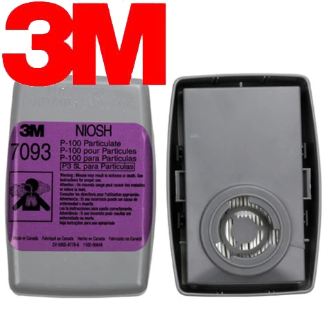 3M 6502+ 7093 P100(стекловолокно/Промышленная пыль) Анти-Искра корпуса, анти-брызг жидкости, длительный срок службы