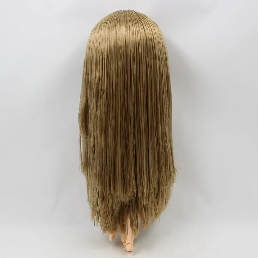RBL Scalp 1/6 Blyth кукольные парики, включая жесткий эндоконский купол с взрыва/без челки бахрома мягкие прямые волосы серии 1