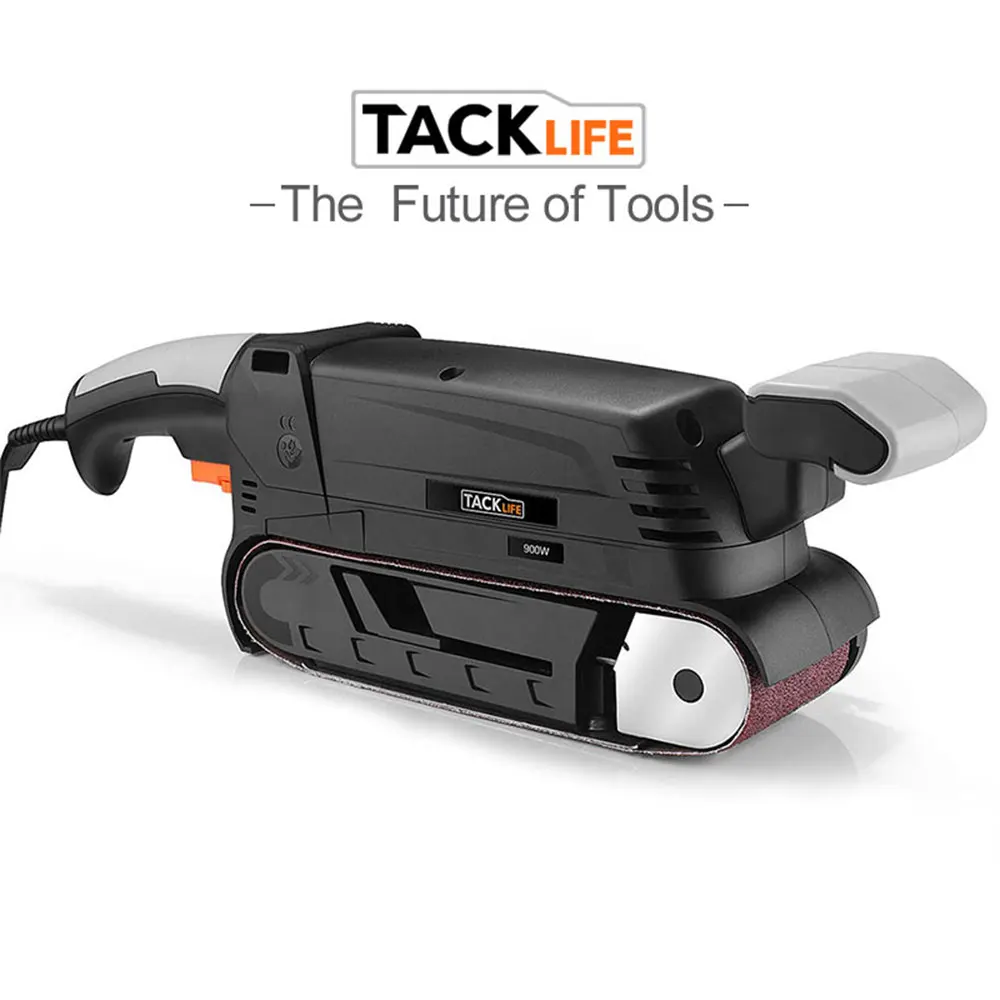 TACKLIFE 3*21 дюймов 7.5A/900 Вт переменная скорость скамейка шлифовальный станок с циферблатами ленточный шлифовальный станок