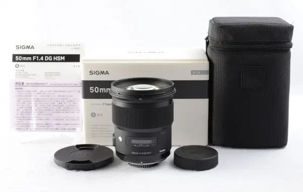 Объектив Sigma 50 мм F1.4 DG HSM ART DSLR для Sony E mount A6000 A6300 A6500|Объективы фотоаппаратов| |