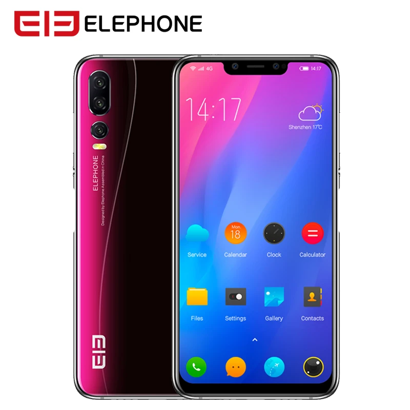 Elephone A5 смартфон с 5 дюймовым дисплеем восьмиядерным процессором MT6771 ОЗУ 4 Гб ПЗУ 64