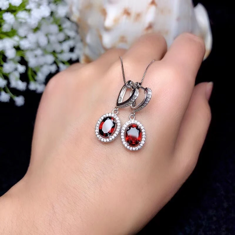 Женские серьги KJJEAXCMY boutique jewelryar 925 пробы серебряные с натуральным