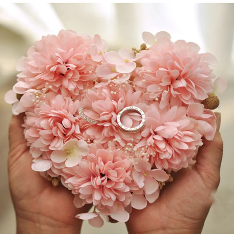 Ring bearer E 1 шт., креативное лесное гнездо для помолвки, помолвки, свадьбы, с именем, деревенский цветок, обручальные кольца, коробки, кольцо, подушка, цветок - Цвет: Ring bearer E