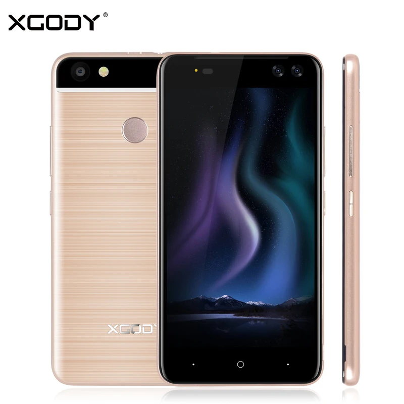 XGODY D28 смартфон с двумя sim картами 5 дюймов Android 7 0 четырехъядерный процессор 1 ГБ
