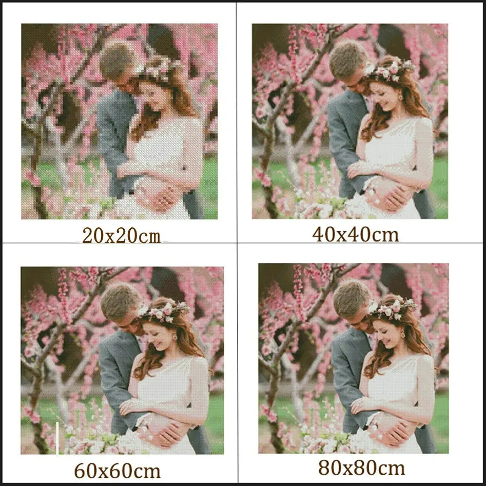 

4 pcs set Full diamond embroidery winter landscape diy 5d diamond painting picture Needlework cross stitch puzzle home decore