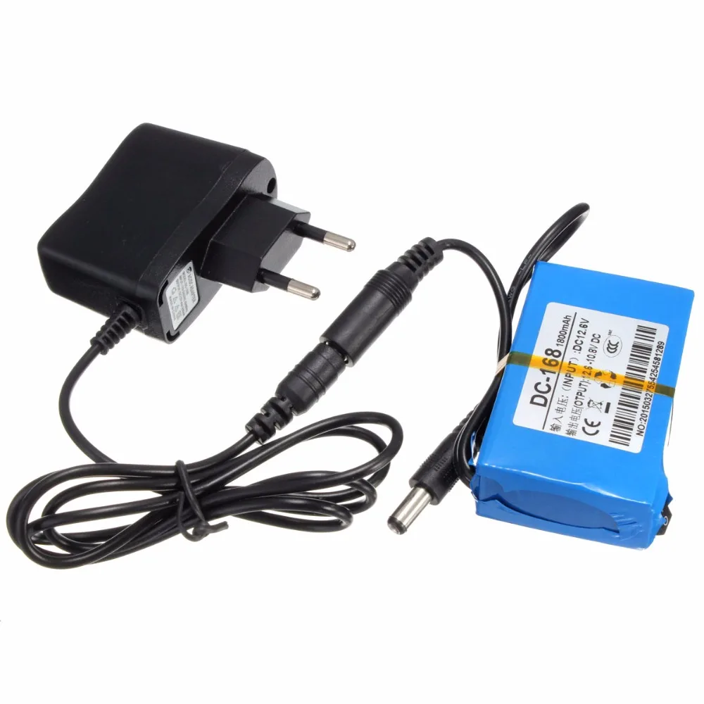 GTF прочный DC 12V 1800 MAH литий ионный аккумулятор большой емкости для камеры