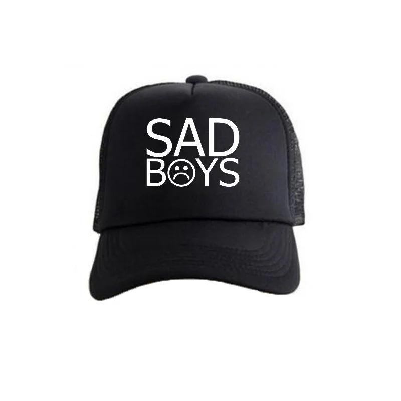 Лето Грустно Мальчики Бейсболка Мужчины Женщины Повседневная Snapback Caps кости Gorras