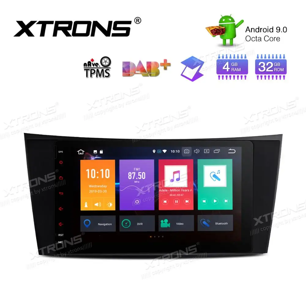 XTRONS 8 ''Android 9 0 Восьмиядерный 4 Гб ОЗУ 32 ПЗУ Автомобильный мультимедийный Стерео