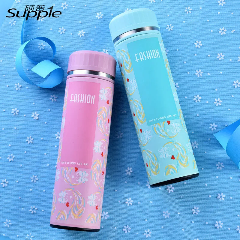 450ml Thermos Cup Stainless Steel Water Bottle Thermo Mug Insulated Lady Coffee Tumbler Auto Car Vacuum Flask | Дом и сад
