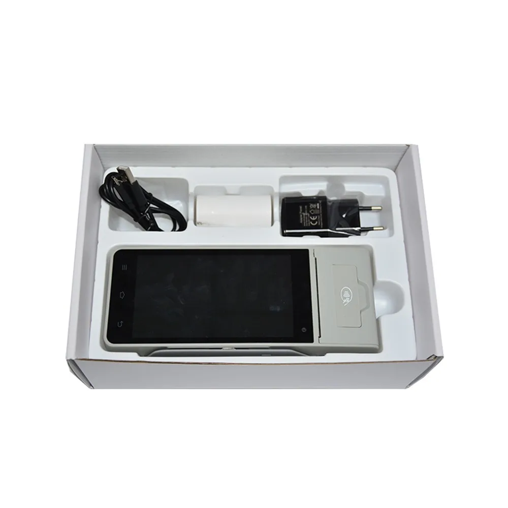 

5.5 inch Handheld smart POS terminal integrated with scanner, printer(2G/3G/4G/Bluetooth/NFC/wifi/A-GPS/Magnetic/IC card reader)