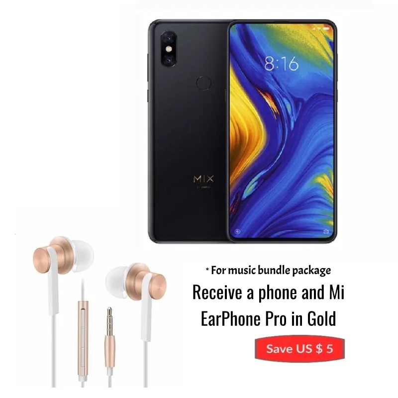 Глобальная версия Xiaomi mix 3 128 ГБ Встроенная память 6 оперативная (новый и
