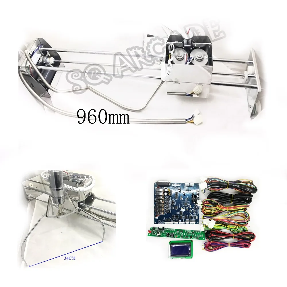 960 мм супер большая кукольная машина из нержавеющей стали/игрушечный кран