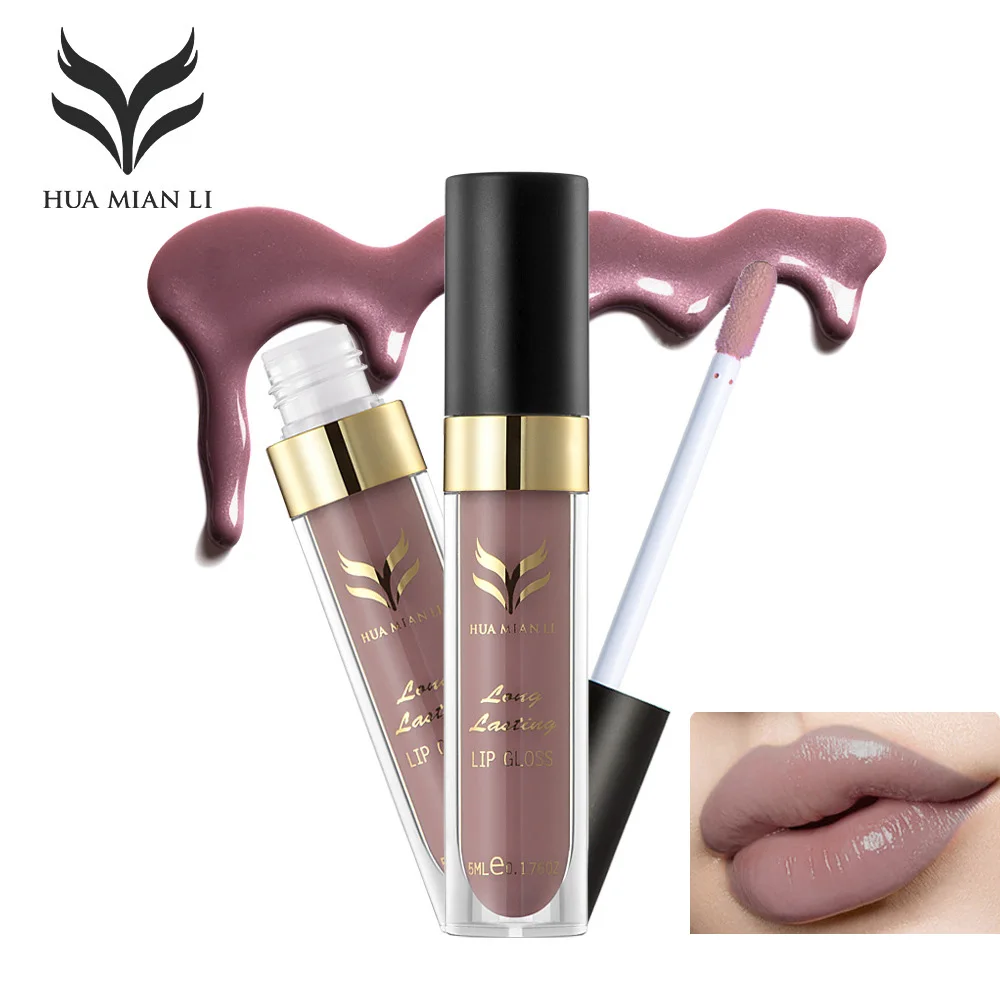 HUAMIANLI Матовая жидкая губная помада Rouge блеск для губ вампирская kilie коричневый