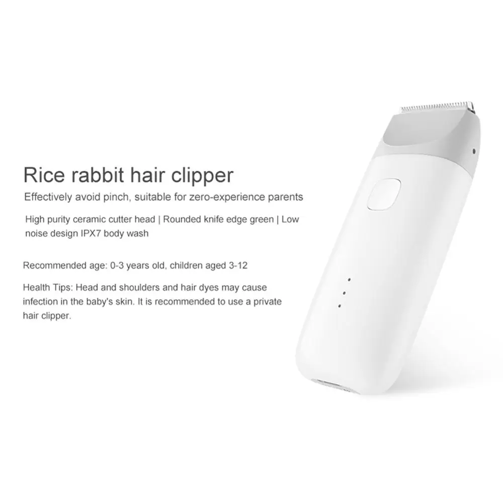 Xiaomi MiTu Детский Электрический триммер для стрижки волос Mijia Micro USB Перезаряжаемый триммер для стрижки волос Бритва Парикмахерская от Youpin