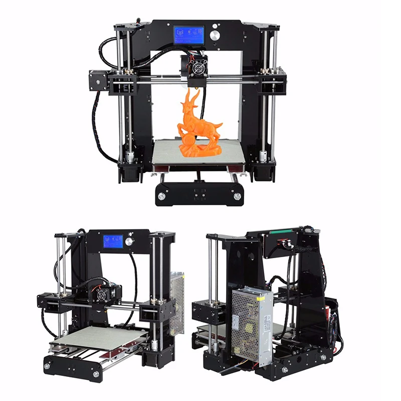 Anet A8 A6 A2 3d принтер s высокая точность i3 DIY 3D печатная машина Diy Набор самостоятельная сборка 2004/12864 ЖК-экран 3d принтер наборы