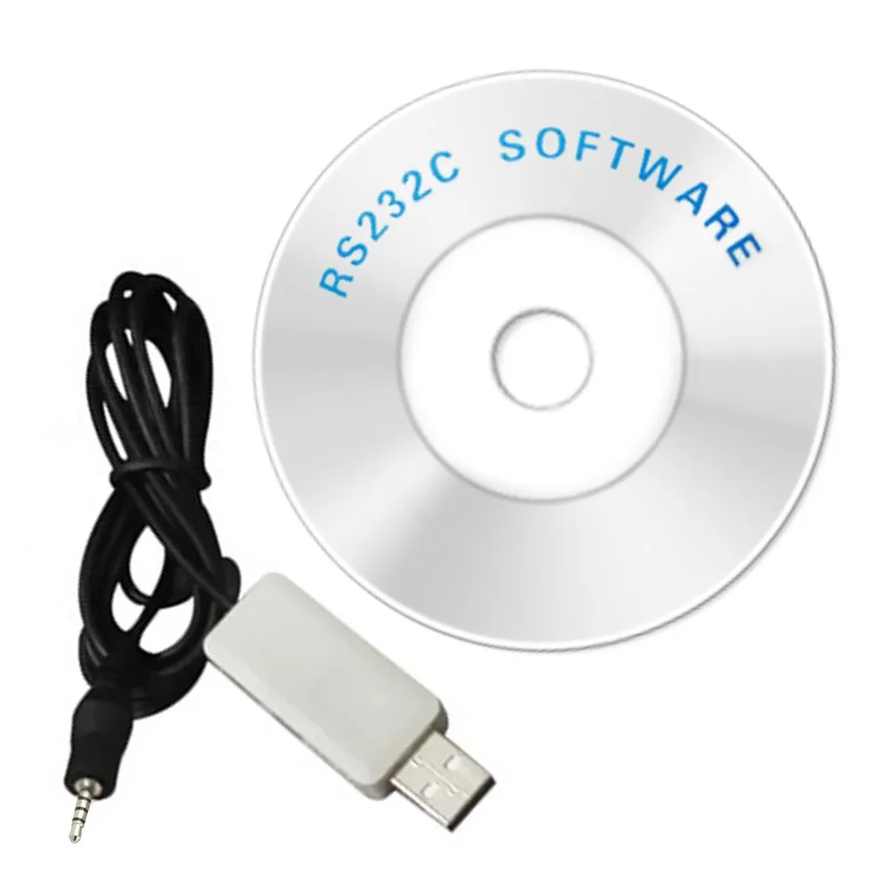 

RS232 CD Software and USB Cable with 2.5mm Diameter Jack