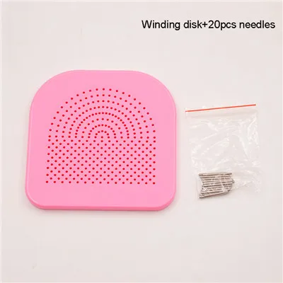 Winding disk Бумажные инструменты для квиллинга, сделай сам, украшение, предохранительный подарок, корабль оригами, бумага s для домашнего декора, бумажные принадлежности для квиллинга - Цвет: Winding disk