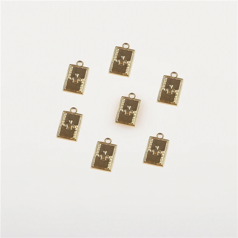 Шт. 10 шт. бусины из сплава квадратное ожерелье китайский дракон браслет для