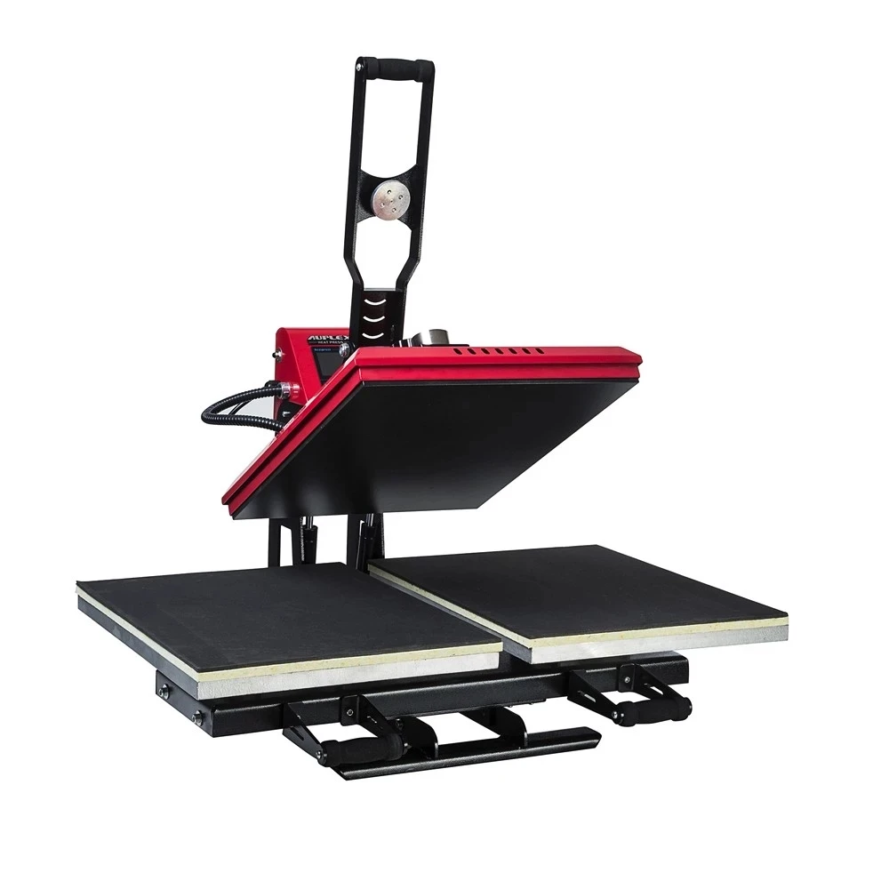 

40x50cm(16x20inch) Auto Open Semi Auto Double Sided Plates Heat T-shirt Printing Manual Heat Press Transfe Machine NO.AP1801