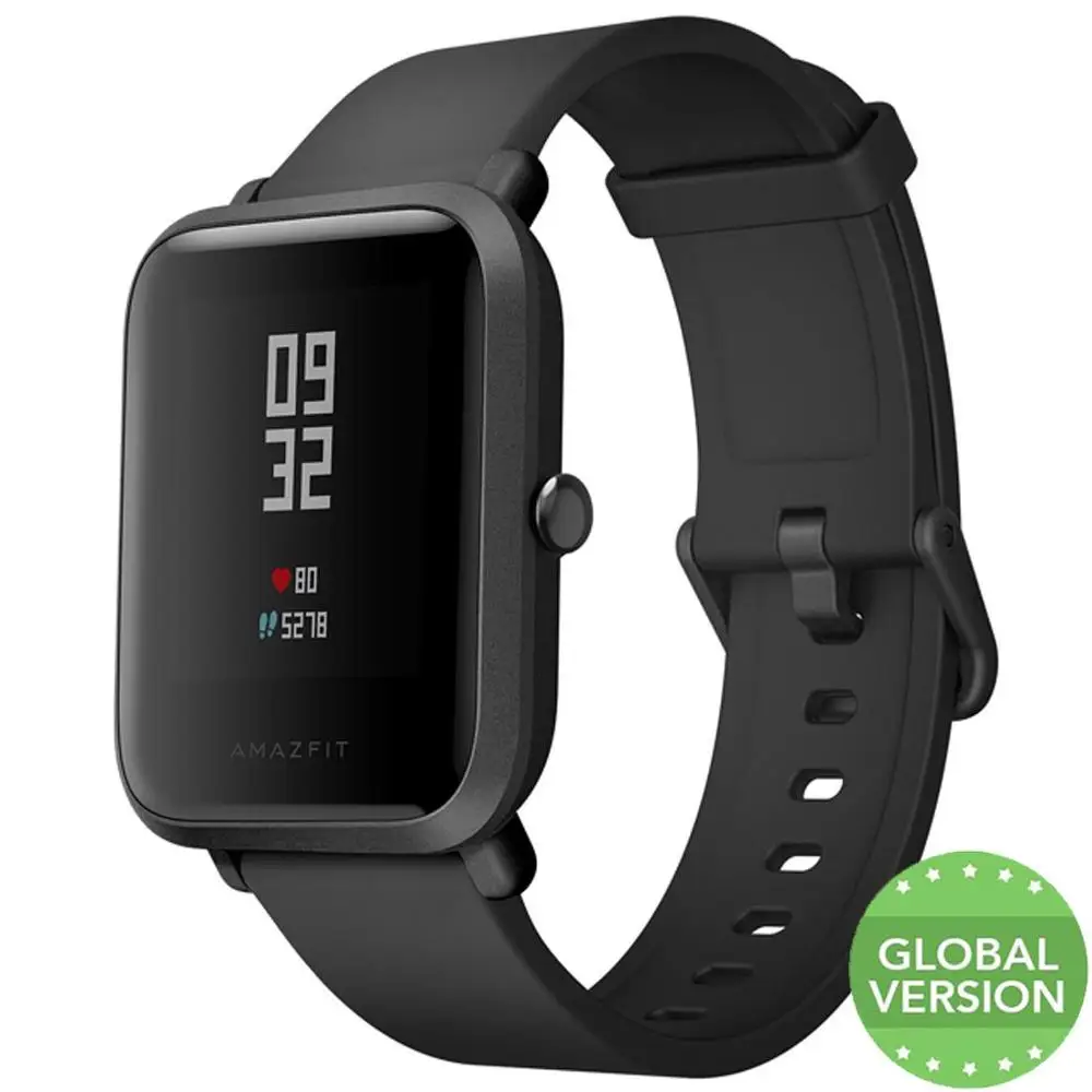 (Spedito dall'italia) Xiaomi Amazfit Bip Nero Молодежные мужские и женские Смарт часы gps Bluetooth Пульс