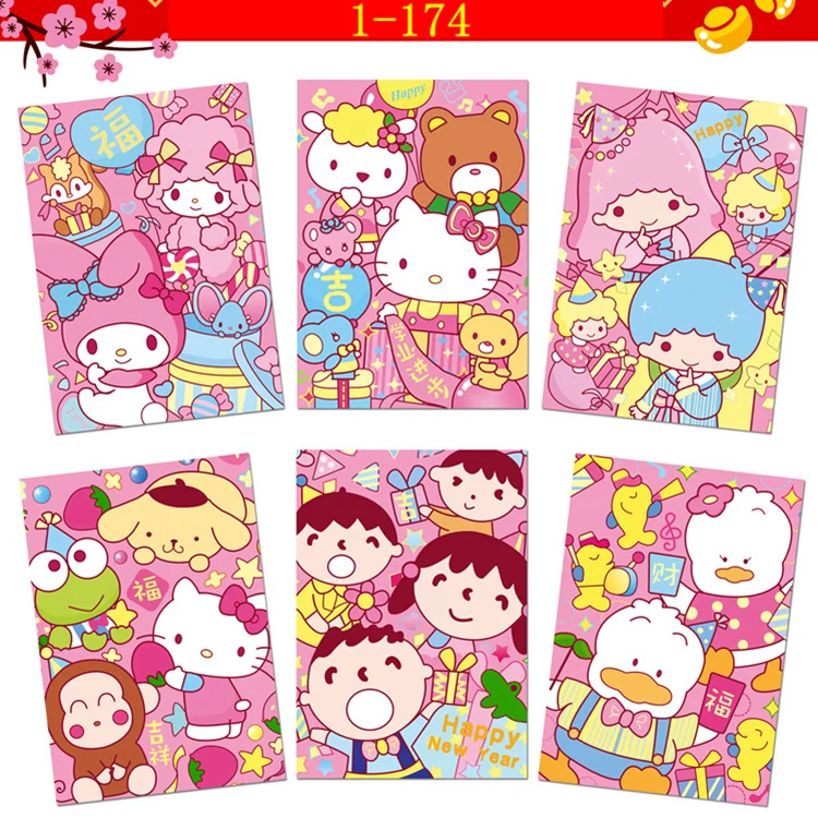 10 упаковок 60 шт. мультяшная мелодия две звезды 2019 китайский поросенок новогодний