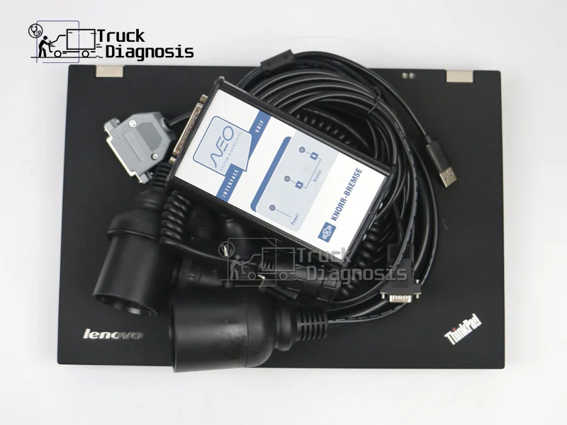 Диагностический сканер для KNORR BREMSE F NEO + ноутбук T420|Кабели и коннекторы